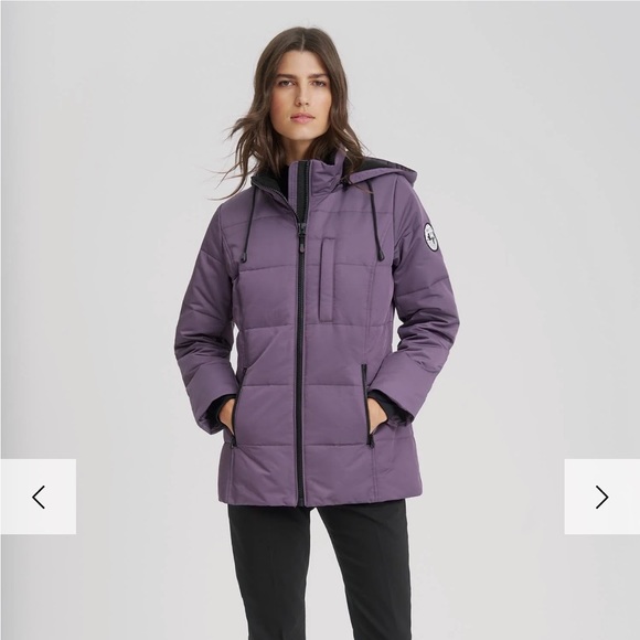 Arctic Expedition Gaspe hybraDOWN™ Parka Purple - Picture 1 of 16